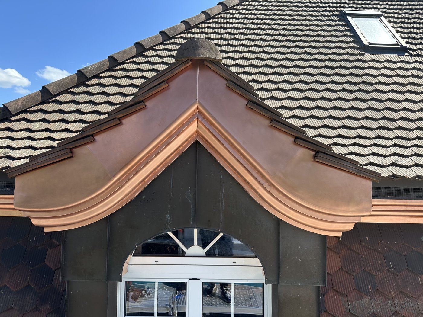 Nachher: Kupfer Detail
